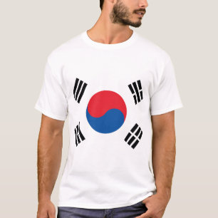 T-shirt Drapeau de la Corée du Sud