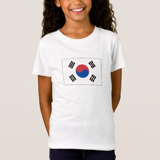 T-Shirt Drapeau de la Corée du Sud (Devant)