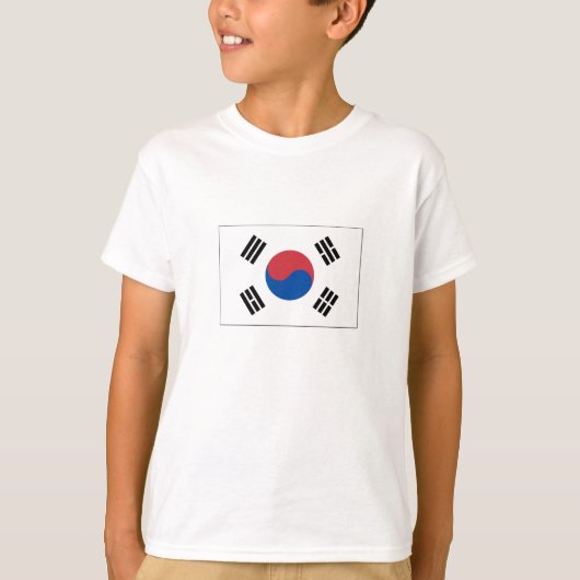T-shirt Drapeau de la Corée du Sud (Devant)