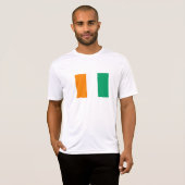 T-shirt Drapeau de la Côte d'Ivoire (Devant entier)