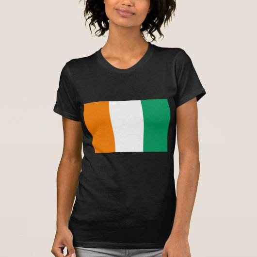 T-shirt Drapeau de la Côte d'Ivoire - Drapeau de la Côte d (Devant)