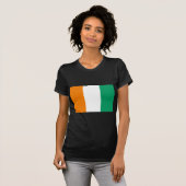 T-shirt Drapeau de la Côte d'Ivoire - Drapeau de la Côte d (Devant entier)
