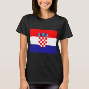 T-shirt Drapeau de la Croatie