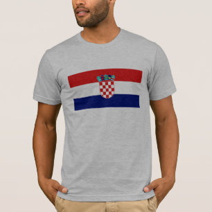 T-shirt Drapeau de la Croatie