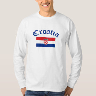 T-shirt Drapeau de la Croatie