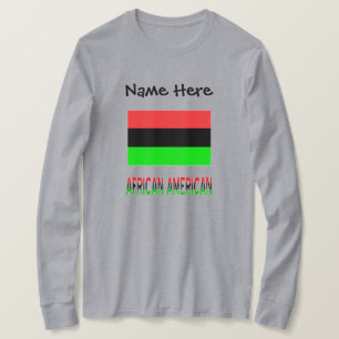 T-shirt Drapeau de la diaspora africaine afro-américaine P