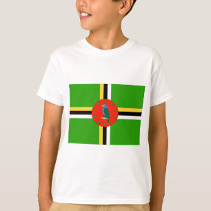 T-shirt Drapeau de la Dominique