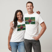 T-shirt Drapeau De La Dominique (Unisexe)