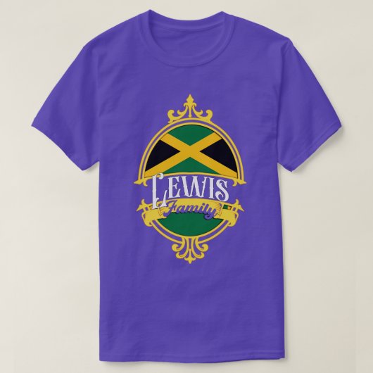 T-shirt Drapeau de la famille Lewis (Design devant)