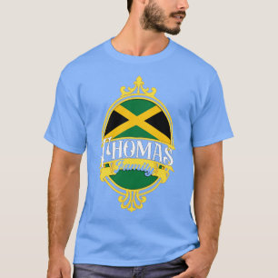 T-shirt Drapeau de la famille Thomas Jamaïque