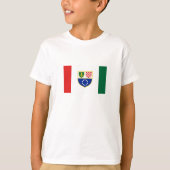 T-shirt Drapeau de la Fédération de Bosnie (Devant)
