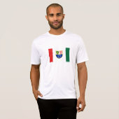 T-shirt Drapeau de la Fédération de Bosnie-Herzégovine (Devant entier)