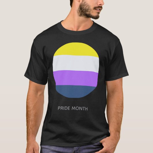 T-shirt Drapeau de la fierté (Devant)