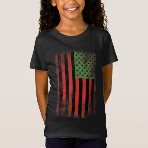 T-Shirt Drapeau de la fierté afro-américaine - Pan-africai