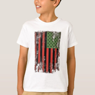 T-shirt Drapeau de la fierté afro-américaine - Pan-africai