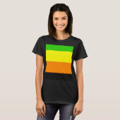 T-shirt Drapeau de la Fierté Aromantique (Devant entier)
