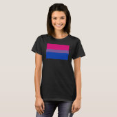 T-shirt Drapeau de la fierté bisexuelle (Devant entier)