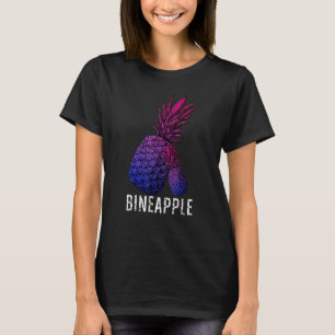 T-shirt Drapeau de la fierté bisexuelle Bineapple Ananas B