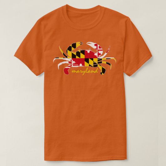 T-shirt Drapeau de la Fierté de l'État du Maryland (Design devant)
