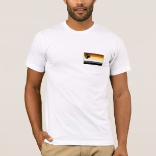 T-shirt Drapeau de la fierté de l'ours gay