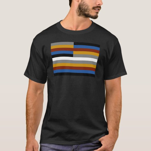 T-shirt Drapeau de la fierté des freaks (Devant)