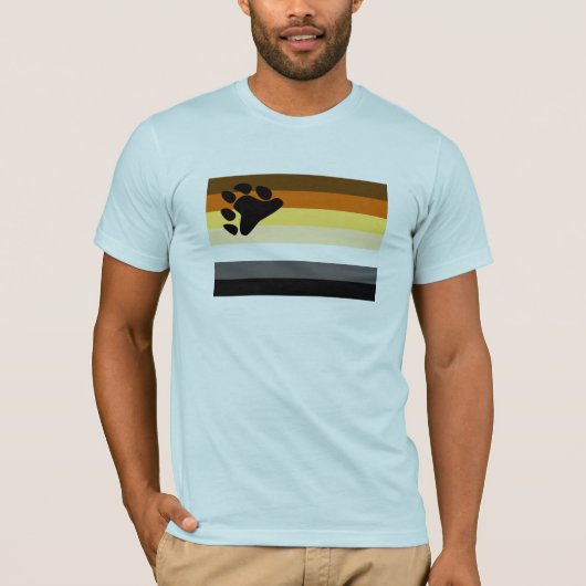 T-shirt Drapeau de la fierté des ours (Devant)