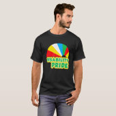 T-shirt Drapeau de la fierté d'invalidité juillet Mois de (Devant entier)