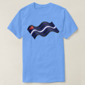 T-shirt Drapeau de la Fierté en cuir (Design devant)