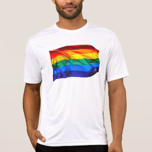 T-shirt Drapeau de la fierté gay de SlipperyJoe's flottant