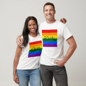 T-shirt Drapeau de la Fierté Gay EQUAL (Unisexe)