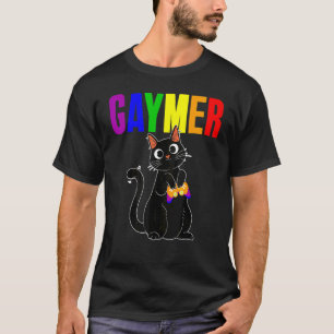 T-shirt Drapeau de la fierté gay Gaymer Gamer Lgbtq Jeu vi