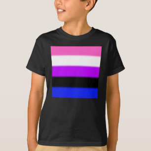 T-shirt Drapeau de la Fierté Genderfluide