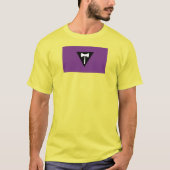 T-shirt Drapeau de la fierté lesbienne (Devant)