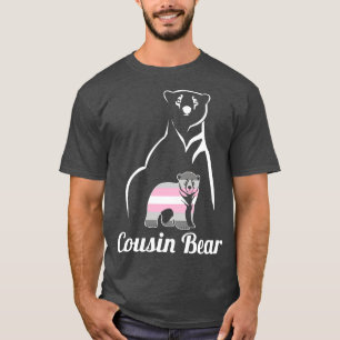 T-shirt Drapeau de la fierté LGBT Demigirl Cousin Bear Dem