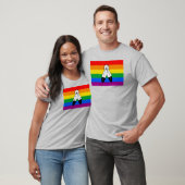 T-shirt Drapeau de la fierté LGBTQ+ (Unisexe)