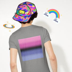 T-shirt Drapeau de la fierté omnisexuelle à dégradé – Drap