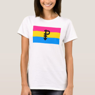 T-shirt Drapeau de la fierté Pansexual