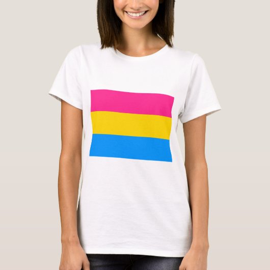 T-shirt Drapeau de la fierté Pansexual (Devant)