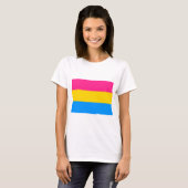 T-shirt Drapeau de la fierté Pansexual (Devant entier)