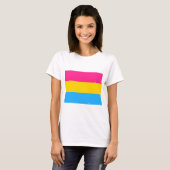 T-shirt Drapeau de la fierté Pansexual (Devant entier)