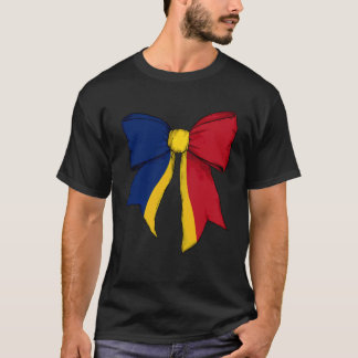 T-shirt Drapeau de la fierté roumaine Roumanie Fille Coque