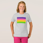 T-shirt Drapeau de la fierté sapphique (Devant entier)