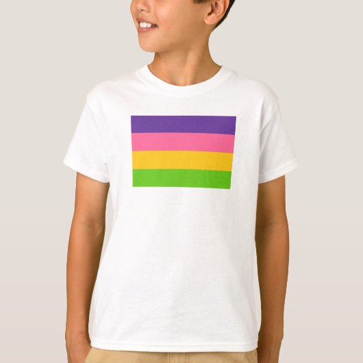 T-shirt Drapeau de la fierté sapphique (Devant)