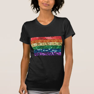 T-shirt drapeau de la fierté séquentielle