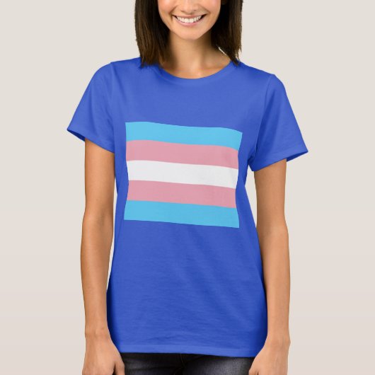 T-shirt Drapeau de la fierté transgenre - LGBT Rainbow (Devant)