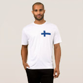 T-shirt Drapeau de la Finlande (Devant entier)