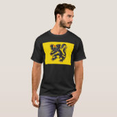T-shirt Drapeau de la Flandre (Devant entier)