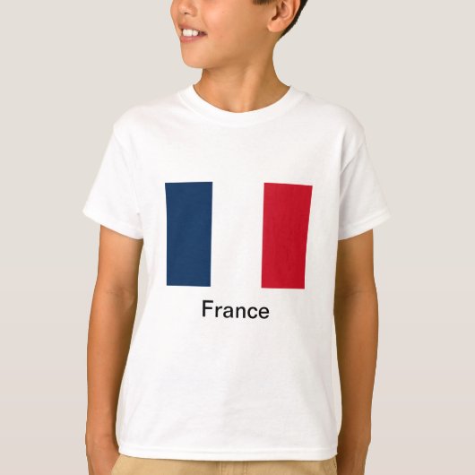T-shirt Drapeau de la France (Devant)