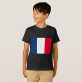 T-shirt Drapeau de la France (Devant entier)