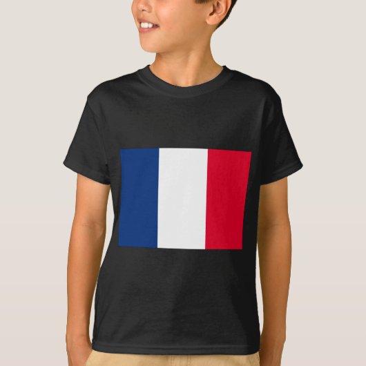 T-shirt Drapeau de la France (Devant)